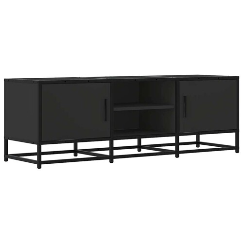 TV ormarić crni 120x35x41 cm Konstruirano drvo i metal - NOVO
