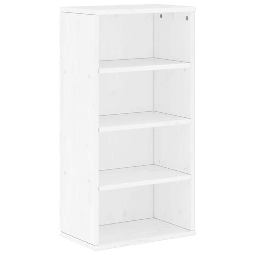 Bočni ormarić ODDA bijeli 40x24x79 cm puno drvo bor - NOVO