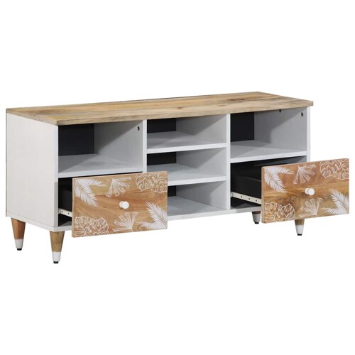 TV ormarić 100x33,5x46 cm Puno drvo Mango - NOVO