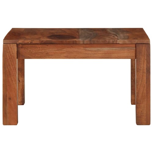 Stol za kavu 60x60x35 cm puno drvo bagrem - NOVO