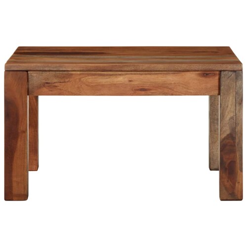 Stol za kavu 60x60x35 cm puno drvo bagrem - NOVO