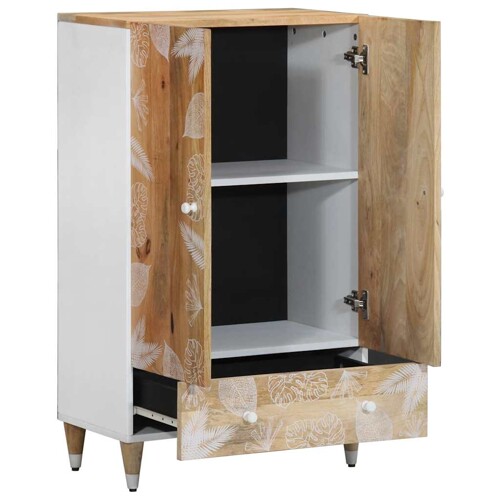 Visoka ploča 60x33,5x100 cm Puno drvo Mango - NOVO