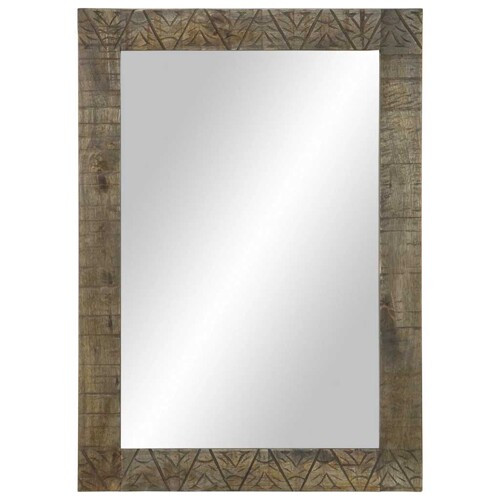Ogledalo za kupaonicu 50x2,5x70 cm Puno drvo Mango - NOVO