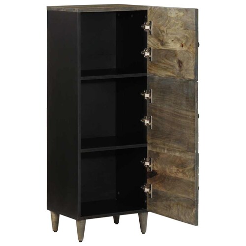 Visoka komoda 40x33x110 cm od masivnog drva manga - NOVO
