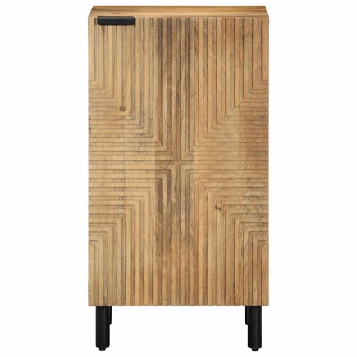 Komoda smeđa 40x33x75 cm Puno drvo Mango - NOVO