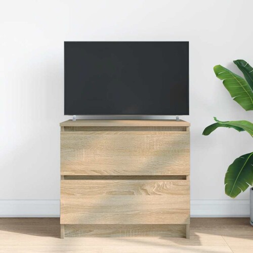 TV ormarić boja hrasta 60x35x54 cm od konstruiranog drva - NOVO