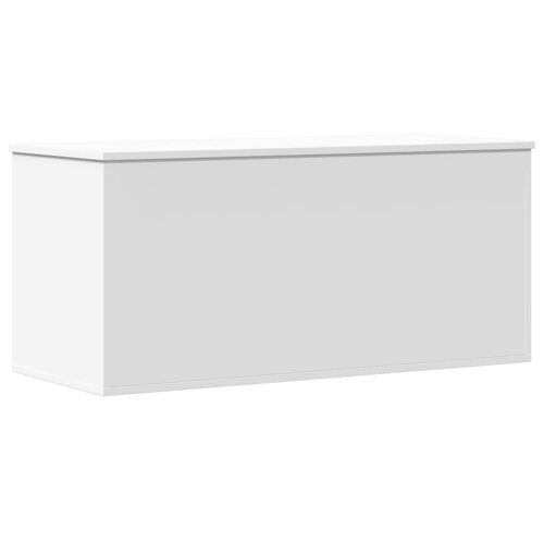 Kutija za pohranu bijela 100x42x46 cm od konstruiranog drva - NOVO