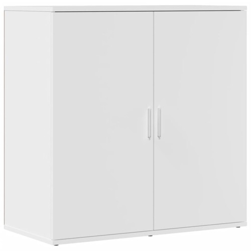 Komoda bijeli 79x38x80 cm od konstruiranog drva - NOVO