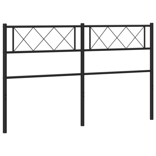Metalno uzglavlje crno 140 cm - NOVO