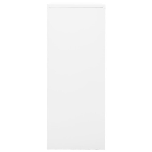 Uredski ormarić bijeli 90 x 40 x 102 cm čelični - NOVO