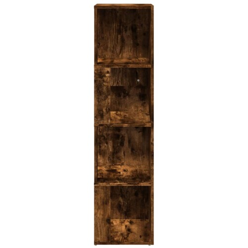 Kutni ormarić boja hrasta 33 x 33 x 132 cm konstruirano drvo - NOVO