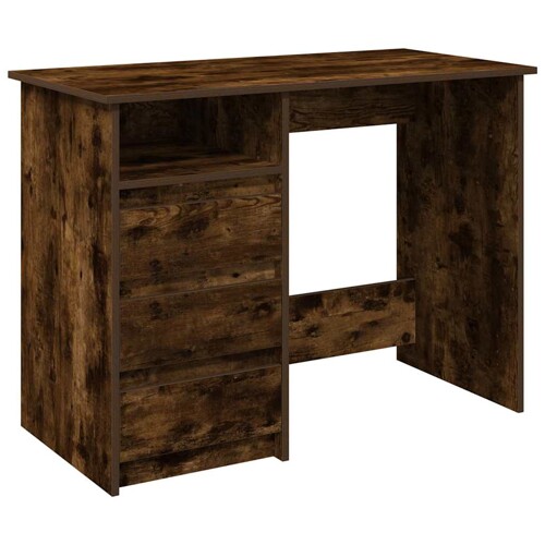 Radni stol boja dimljenog hrasta 102x50x75 cm konstruirano drvo - NOVO