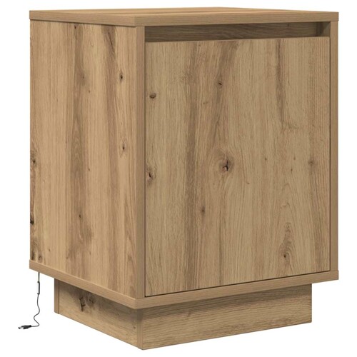 TV ormarić s LED svjetlima boja artisan hrasta 38x34x50 cm - NOVO