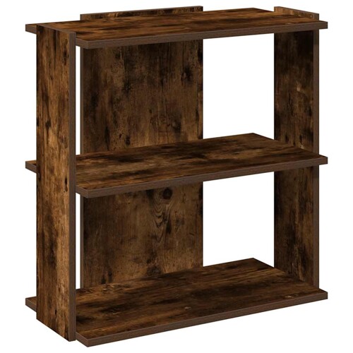 Regal za knjige s 3 razine boja hrasta 60x30x60 cm drveni - NOVO