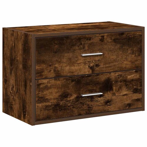 Ormarić s 2 ladice boja hrast 60x31x40 cm konstruirano drvo - NOVO
