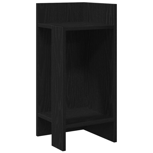 Pomoćni stolić s policom crni 25,5x27x60 cm - NOVO