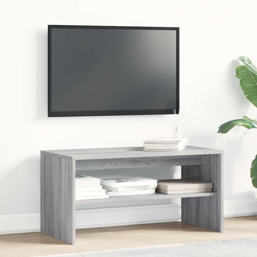 TV ormarić siva boja hrasta 80x40x40 cm od konstruiranog drva - NOVO