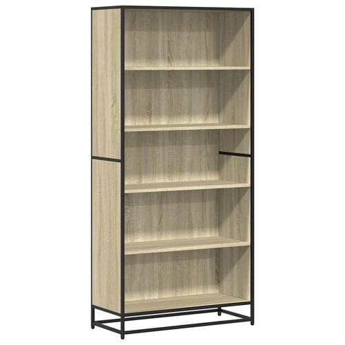 Polica za knjige sonoma hrast 80,5x35x170,5cm konstruirano drvo - NOVO
