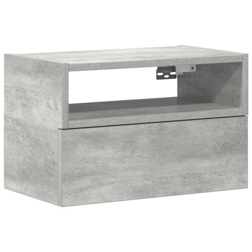 Zidni noćni ormarić beton siva 45x26x28,5 cm - NOVO
