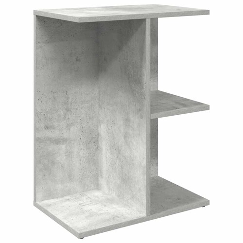 Noćni ormarić beton siva 46,5x29x61 cm konstruiranog drva - NOVO