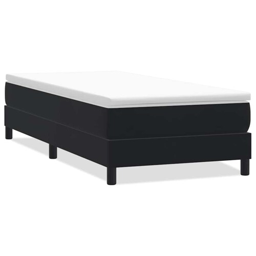 Box Spring krevet bez madraca crni 100x210 cm samt - NOVO