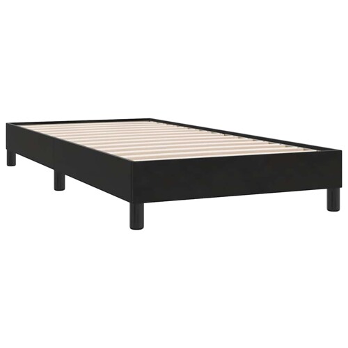 Box Spring krevet bez madraca crni 100x210 cm samt - NOVO