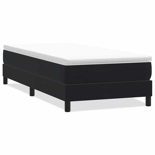 Box Spring krevet bez madraca crni 80x210 cm samt - NOVO