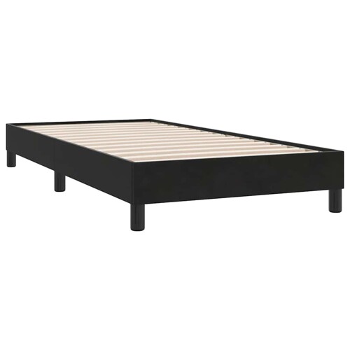 Box Spring krevet bez madraca crni 80x210 cm samt - NOVO