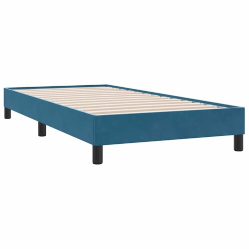 Box Spring krevet bez madraca tamnoplavi 100x210 cm samt - NOVO