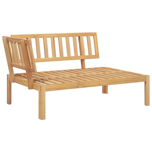 3-dijelni set vrtnih sofa od paleta s jastucima od drva bagrema - NOVO