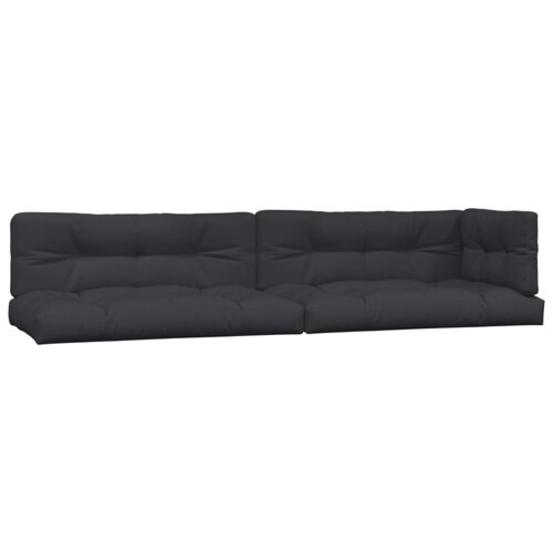 5-dijelna set vrtnih sofa od paleta s jastucima od drva bagrema - NOVO