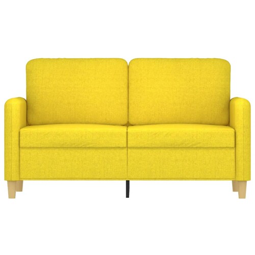 Dvosjed od tkanine svjetložuti 120 cm - NOVO