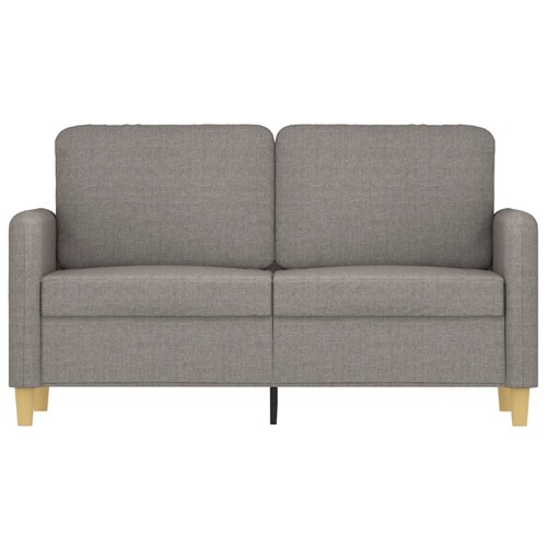 Dvosjed od tkanine smeđesivi 120 cm - NOVO
