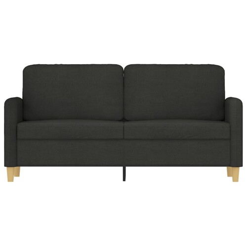 Dvosjed od tkanine crni 140 cm - NOVO
