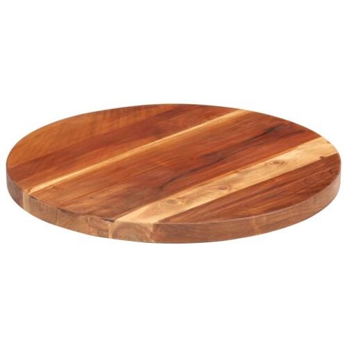 Stolna ploča od masivnog drva bagrema okrugla 25 - 27 mm 40 cm - NOVO