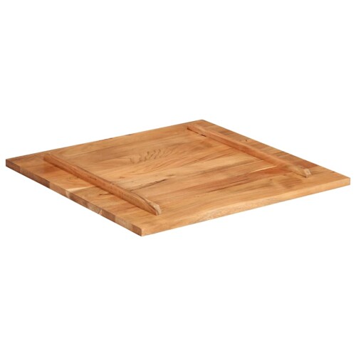 Stolna ploča od masivnog drva bagrema 25 - 27 mm 80 x 80 cm - NOVO