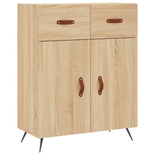 Komoda boja hrasta sonome 69,5x34x90 cm od konstruiranog drva - NOVO