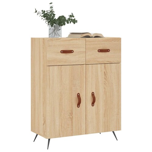 Komoda boja hrasta sonome 69,5x34x90 cm od konstruiranog drva - NOVO