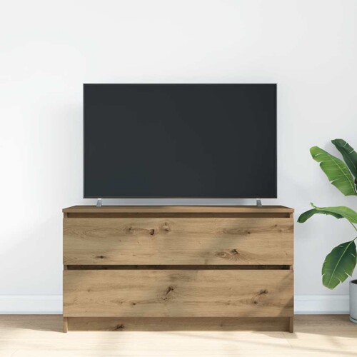 TV ormarić boja artisian hrast 100x35x54 cm konstruirano drvo - NOVO