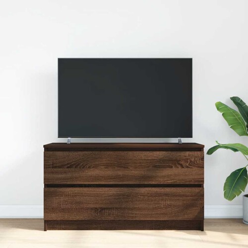 TV ormarić boja smeđeg hrasta 100x35x54 cm konstruirano drvo - NOVO