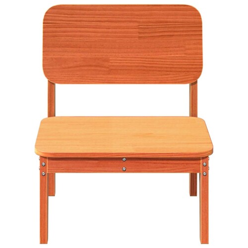 Vrtna stolica voštano smeđa 60x52,5x72 cm od masivne borovine - NOVO