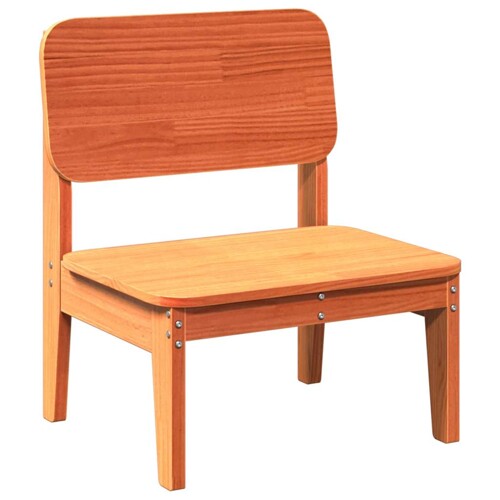 Vrtna stolica voštano smeđa 60x52,5x72 cm od masivne borovine - NOVO