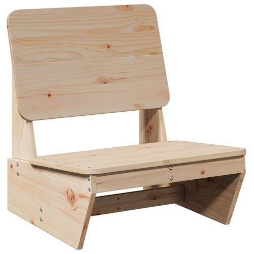 Vrtne stolice 2 kom 60x64x70,5 cm od masivne borovine - NOVO