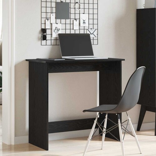 Radni stol crni 80 x 40 x 75 cm od iverice - NOVO