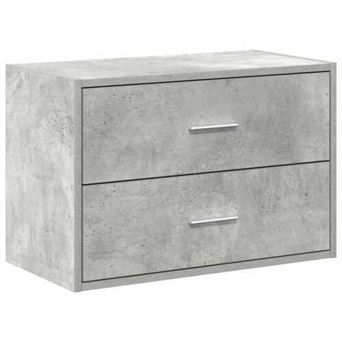Ormarić s 2 ladice boja hrast 60x31x40 cm konstruirano drvo - NOVO