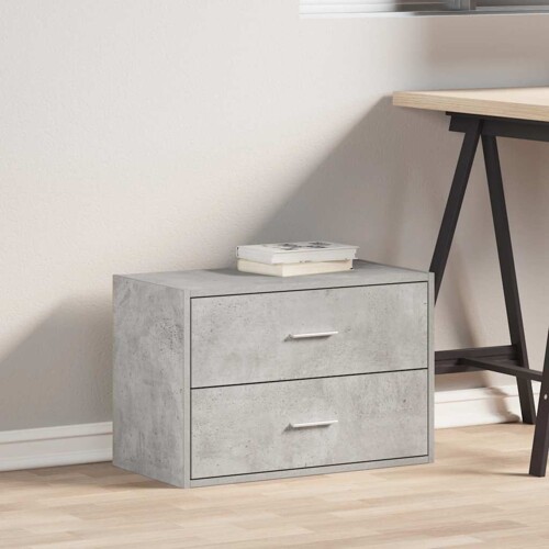 Ormarić s 2 ladice boja hrast 60x31x40 cm konstruirano drvo - NOVO
