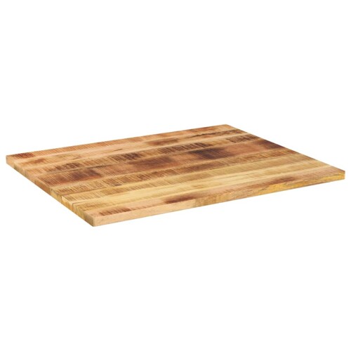 Ploča stola 90x80x3,8 cm pravokutno puno drvo grubo mango - NOVO