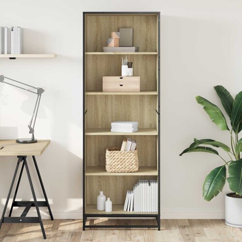 Polica za knjige sonoma hrast 60x35x170,5 cm izrađeno drvo - NOVO