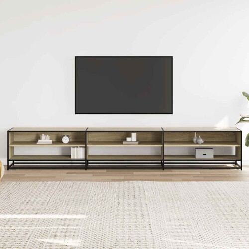TV ormarić sonoma hrast 270x40x46 cm konstruirano drvo - NOVO