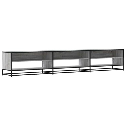 TV ormarić sivi Sonoma 270x40x46 cm izrađeno drvo - NOVO